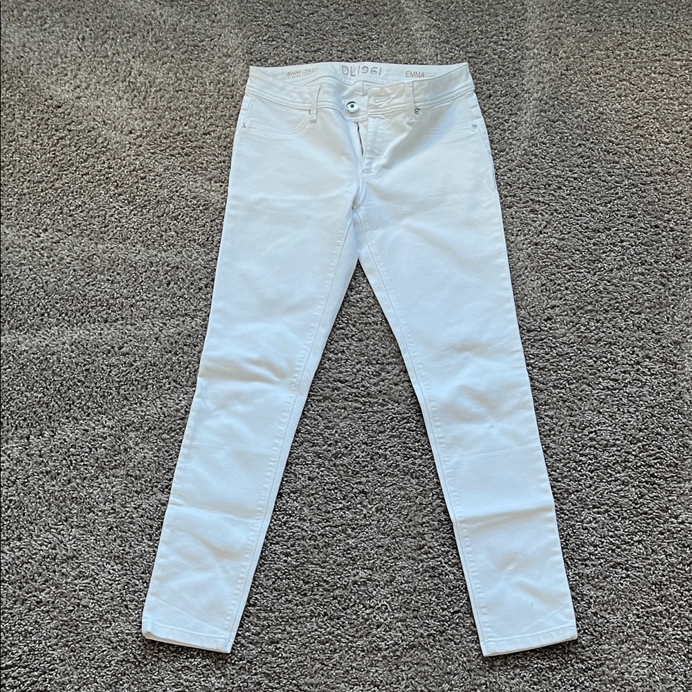 DL1961 Women's Bright White Skinny Jeans